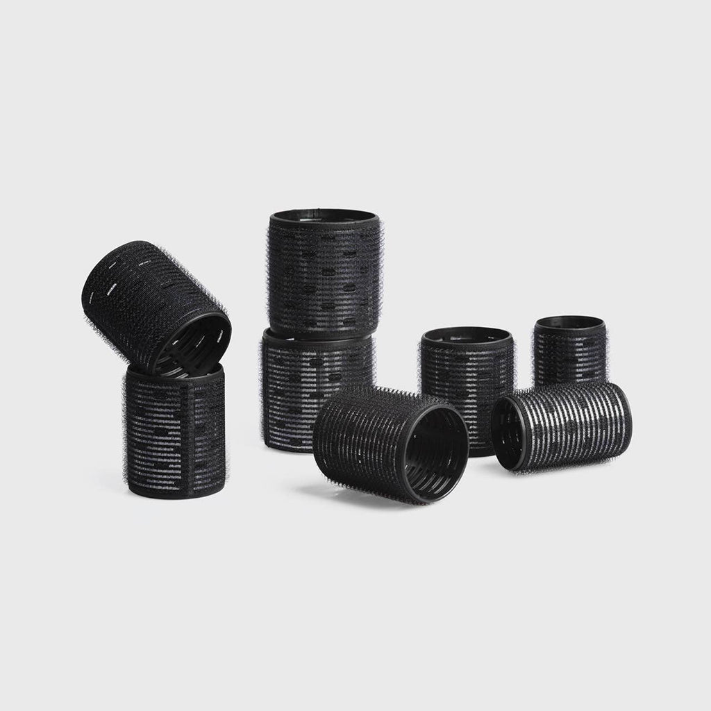 Kitsch Ceramic Hair Rollers 8pc Variety Pack - Black