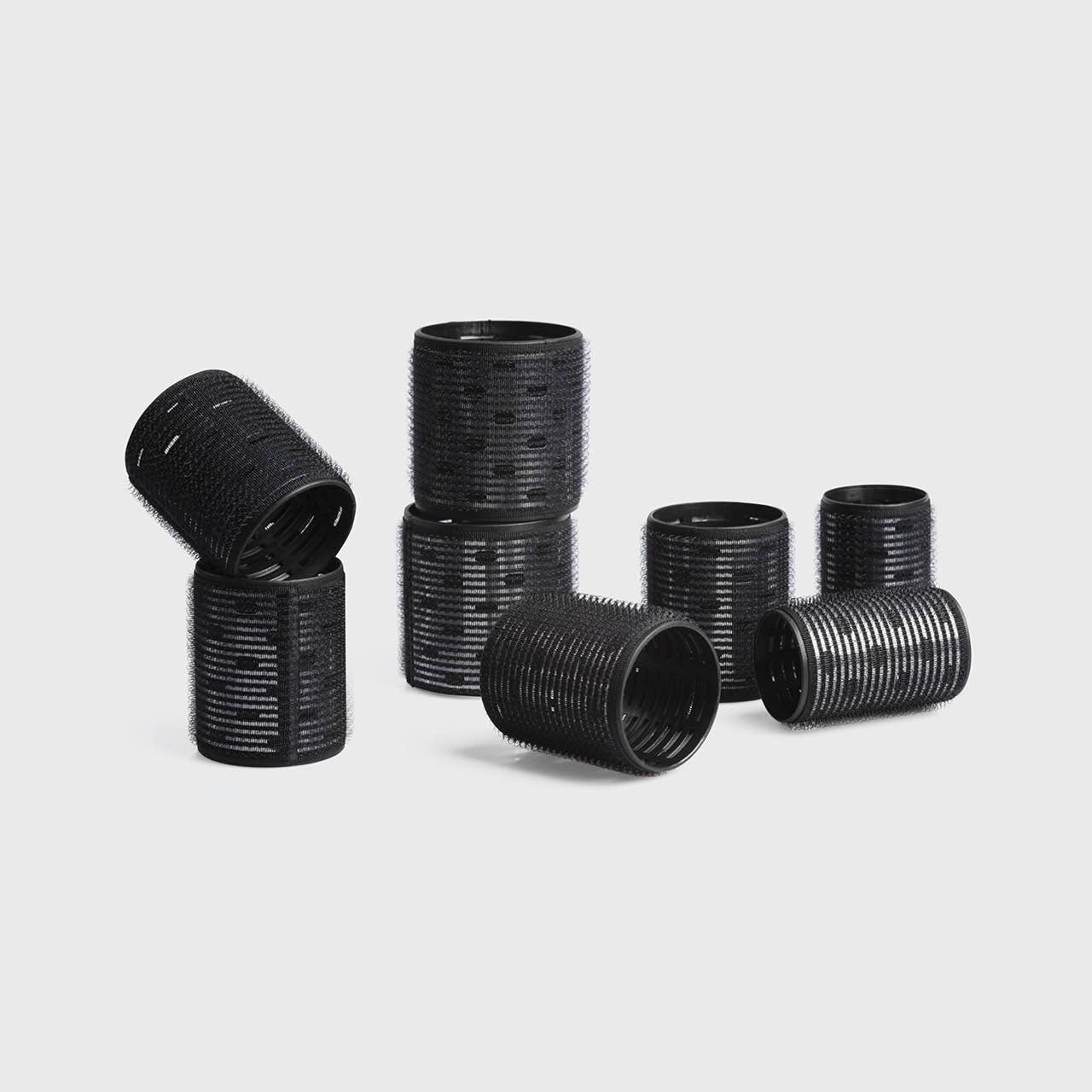 Kitsch Ceramic Hair Rollers 8pc Variety Pack - Black