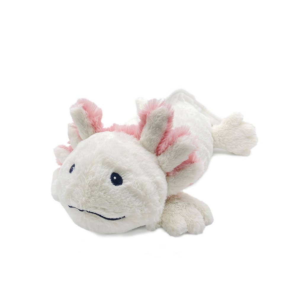 Plush Warmies® Stuffed Animals, Axolotl 9" Junior Warmies® Heatable