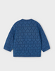 4442 Mini Girls Quilted Hearts Denim Jacket - Quilted Heart allover pattern