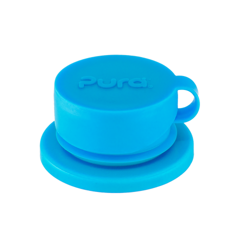 Pura Big Mouth® Silicone Sport Top: Aqua Blue