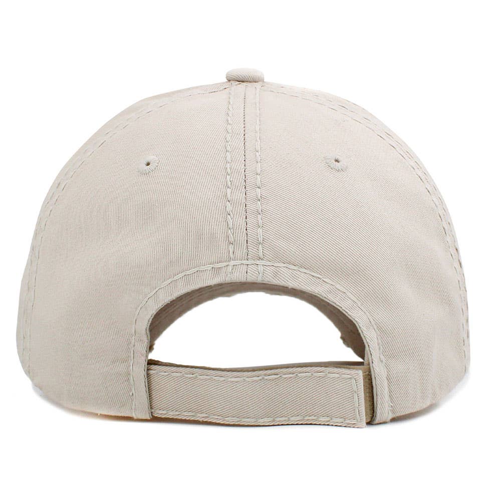 Pickleball Vintage Style Baseball Cap, Double Paddle Embroidered: Studded Beige, Pink, and Maroon