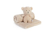 Minky Plush Baby Blanket with Plush Cuddle Toy: Beige Bear