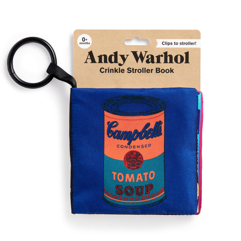 Andy Warhol Crinkle Fabric Stroller Book