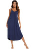 V-Neck Midi Lounge Dress (4 COLOR OPTIONS)