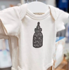 Organic Cotton Snap Bodysuit, Bottle of the House White