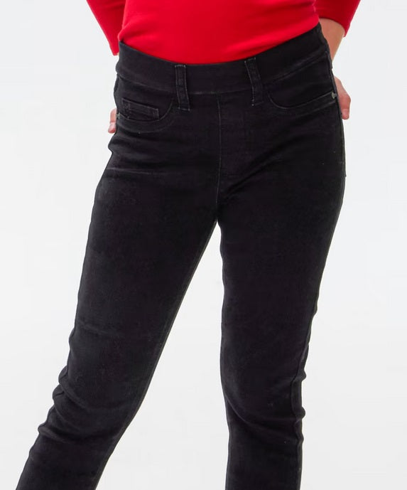 Mayoral tween girls basic denim jeans, pull-on waistband black, view 5