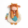 Itzy Friends Soft Toy Sensory Lovey™ Plush - Highland Cow