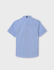 6116 Tween/Teen Boys S/S Button Up Dress Shirt - Sky Blue