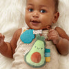 Itzy Pal™ Plush Soft Sensory Toy + Teether: Avocado