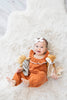 Organic Cotton Muslin Lovey Blanket, UNISEX Fox Snuggle