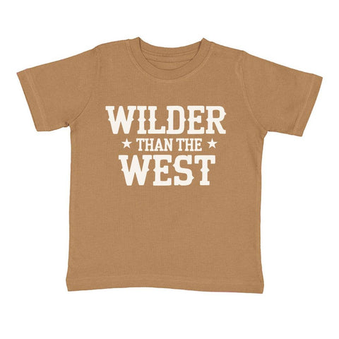 Toddler/Mini Graphic Print S/S T-Shirt, UNISEX Wilder Than The West