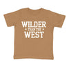 Toddler/Mini Graphic Print S/S T-Shirt, UNISEX Wilder Than The West