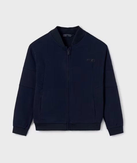 6474 Junior Boys Zippered Jacket - Navy