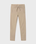 6506 Tween/Teen Boys Lightweight Cotton Linen Pants - Camel