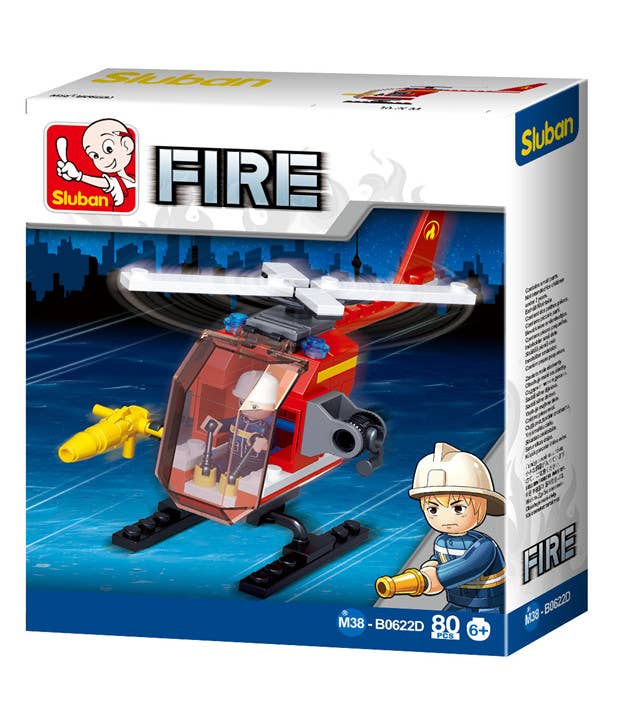 Builder Bricks - Fire Fighting Vehicles (Blind Shipping Random Surprise)