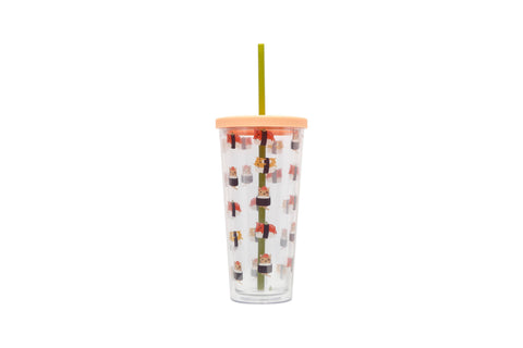 Cat Print Water Tumbler