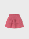 6970 Mayoral Tween/Teen Girls Sustainable Cotton Tiered Skirt - Watermelon Blush