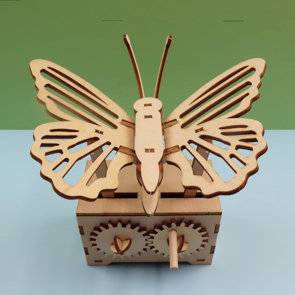 Tween/Teen DIY Toy Craft STEM Kit, Fluttering Butterfly DIY Kit, 8Y+