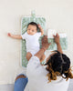Organic Cotton Travel Changing Mat, Diaper Bag Changing Pad, Sage Green