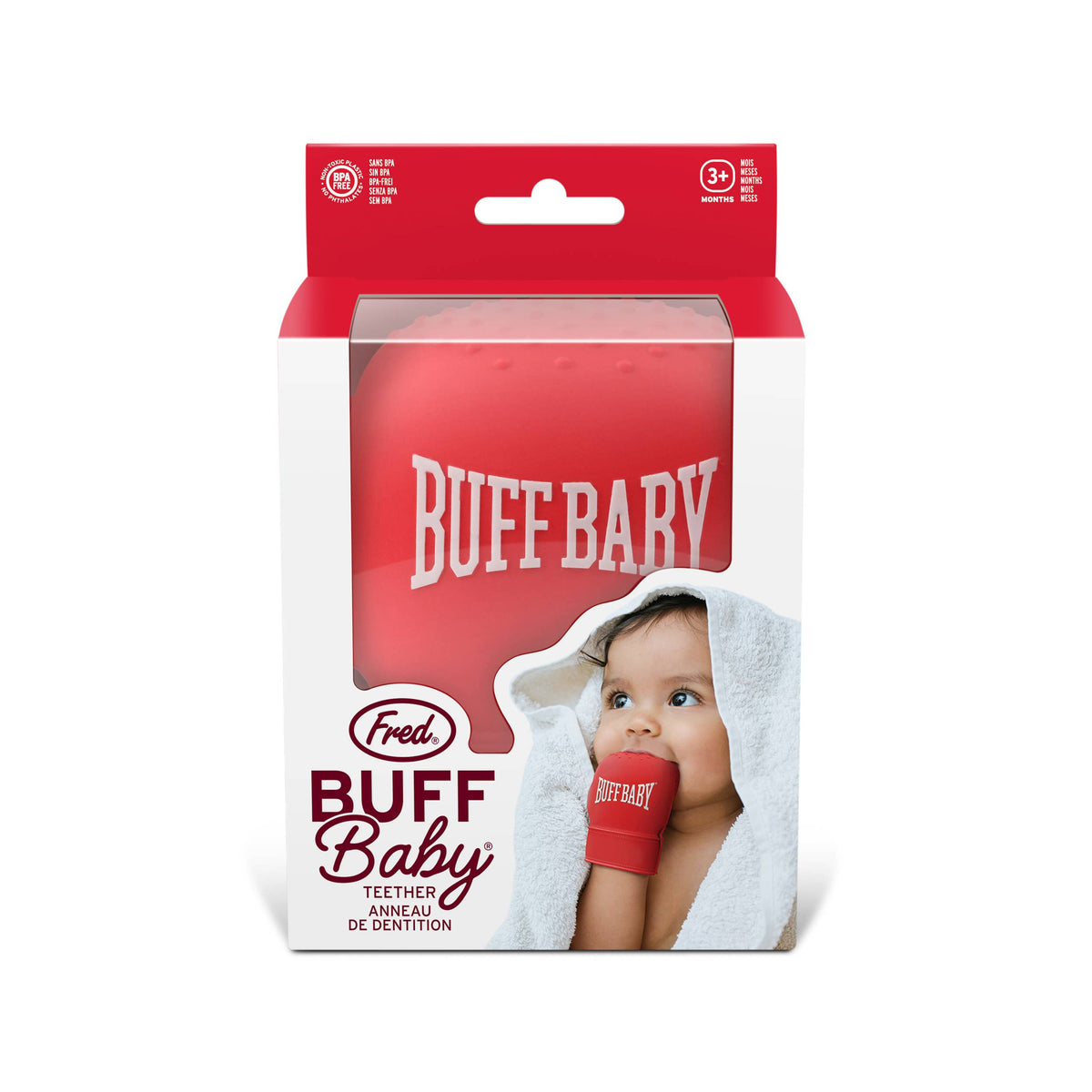 Buff Baby Silicone Teething Toy, Boxing Glove Teething Mitt