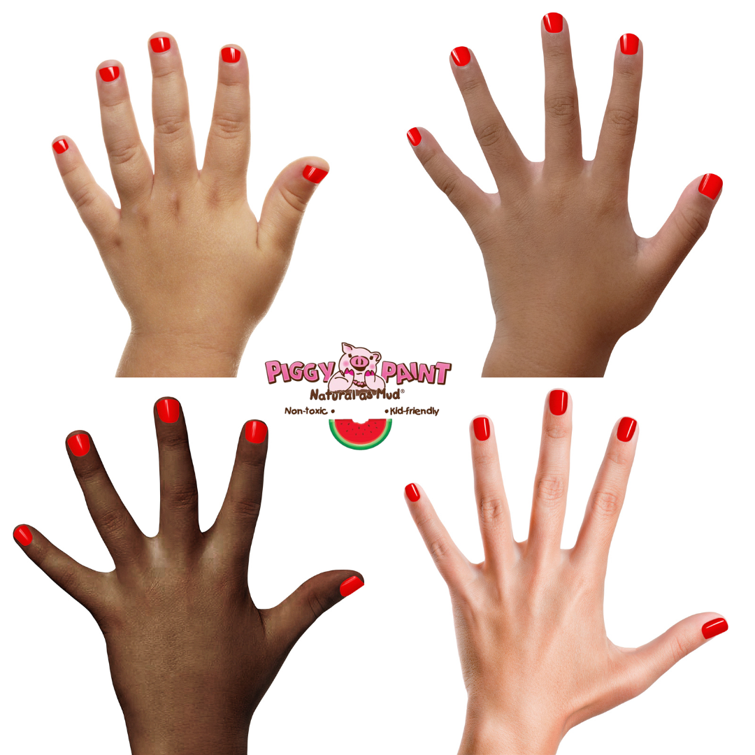 Piggy Paint Scented Non-Toxic Kids Nail Polish 🍉- Wacky Watermelon