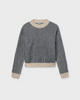 7315 Teen/Tween Girls Knit Vertical Stripe Sweater - Petroleum
