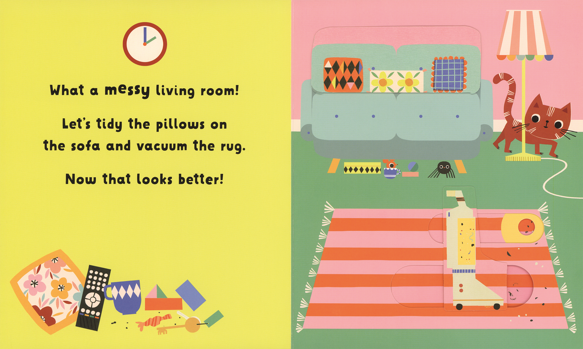Book - Interactive Book, It's Time To... Clean It!