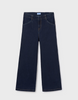 7573 Teen/Tween Girls Flat Front Wide Leg Jeans - Dark Wash