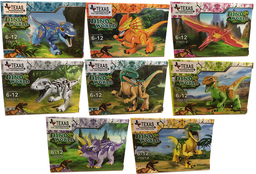 Builder Bricks - Dinosaur Brick Kit(Blind Shipping Random Surprise)