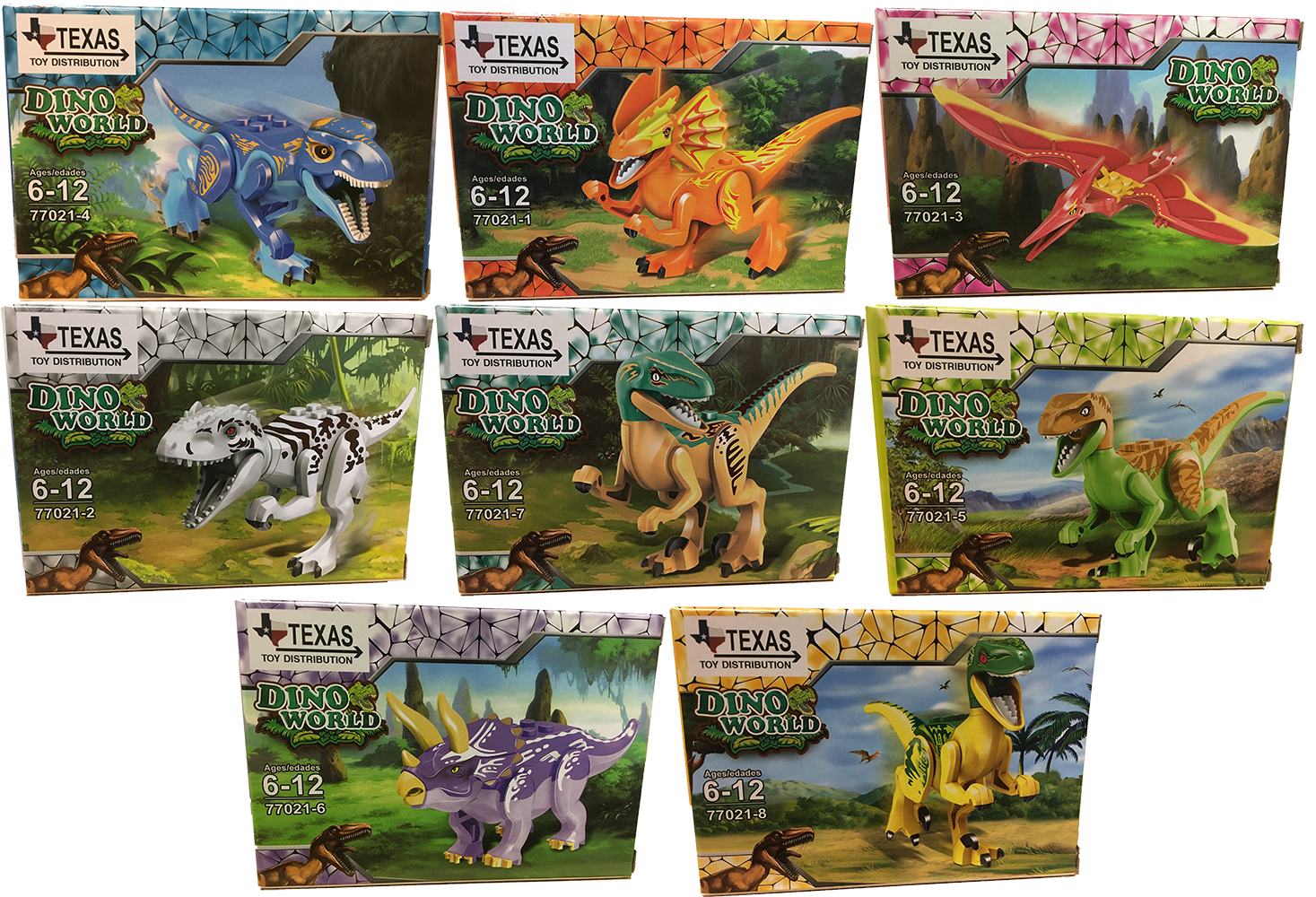 Builder Bricks - Dinosaur Brick Kit(Blind Shipping Random Surprise)