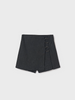 7907 Teen/Tween Girls Skort - Lead Grey Pinstriped