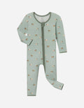 Elevated Bamboo L/S Convertible Onepiece - Sage Green Lamb