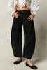 Wide Leg Barrel Jeans with Pockets