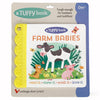 Teething Book - Tuffy Teether Indestructible Book: Farm Babies