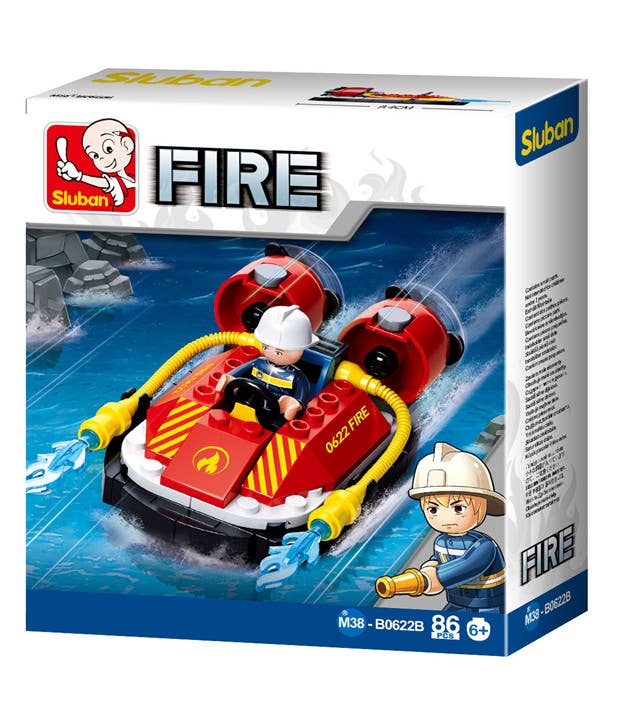 Builder Bricks - Fire Fighting Vehicles (Blind Shipping Random Surprise)