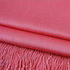 Solid Pashmina Shawl Scarf - Coral