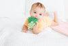 Baby and Toddler Teething Toy, Crinkle and Silicone Ring Broccoli