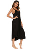 V-Neck Midi Lounge Dress (4 COLOR OPTIONS)