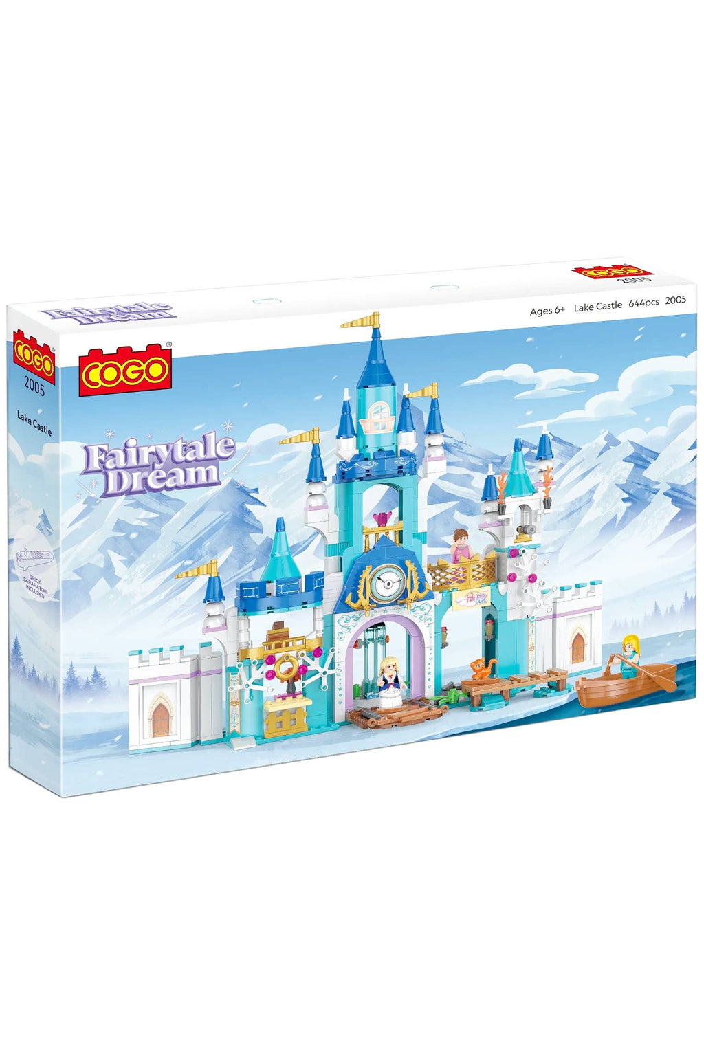 Builder Bricks, XL Fairytale Dream Blue Castle (644 pcs)