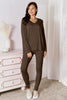 Basic Bae Bamboo Full Size V-Neck Long Sleeve Top and Pants Lounge Set (3 COLOR OPTIONS)