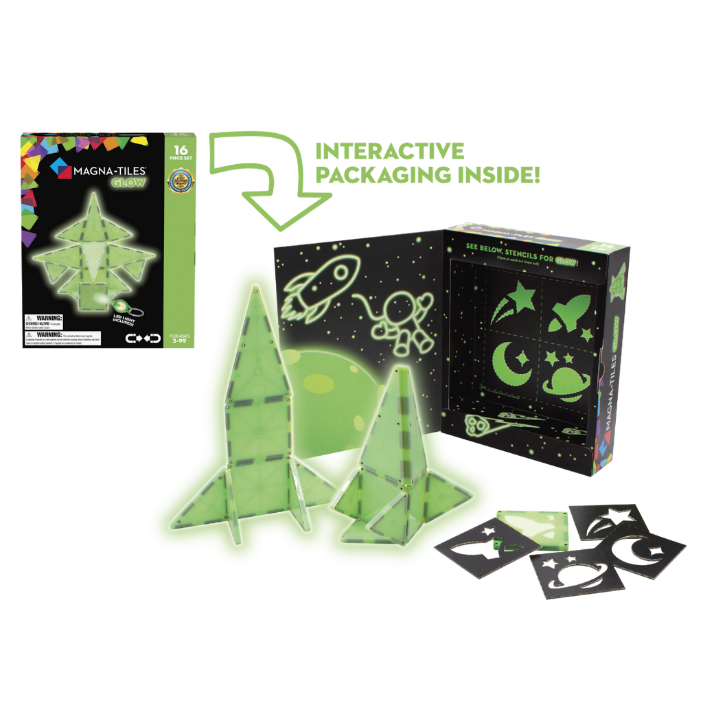 Magna-Tiles Glow 16-Piece Set