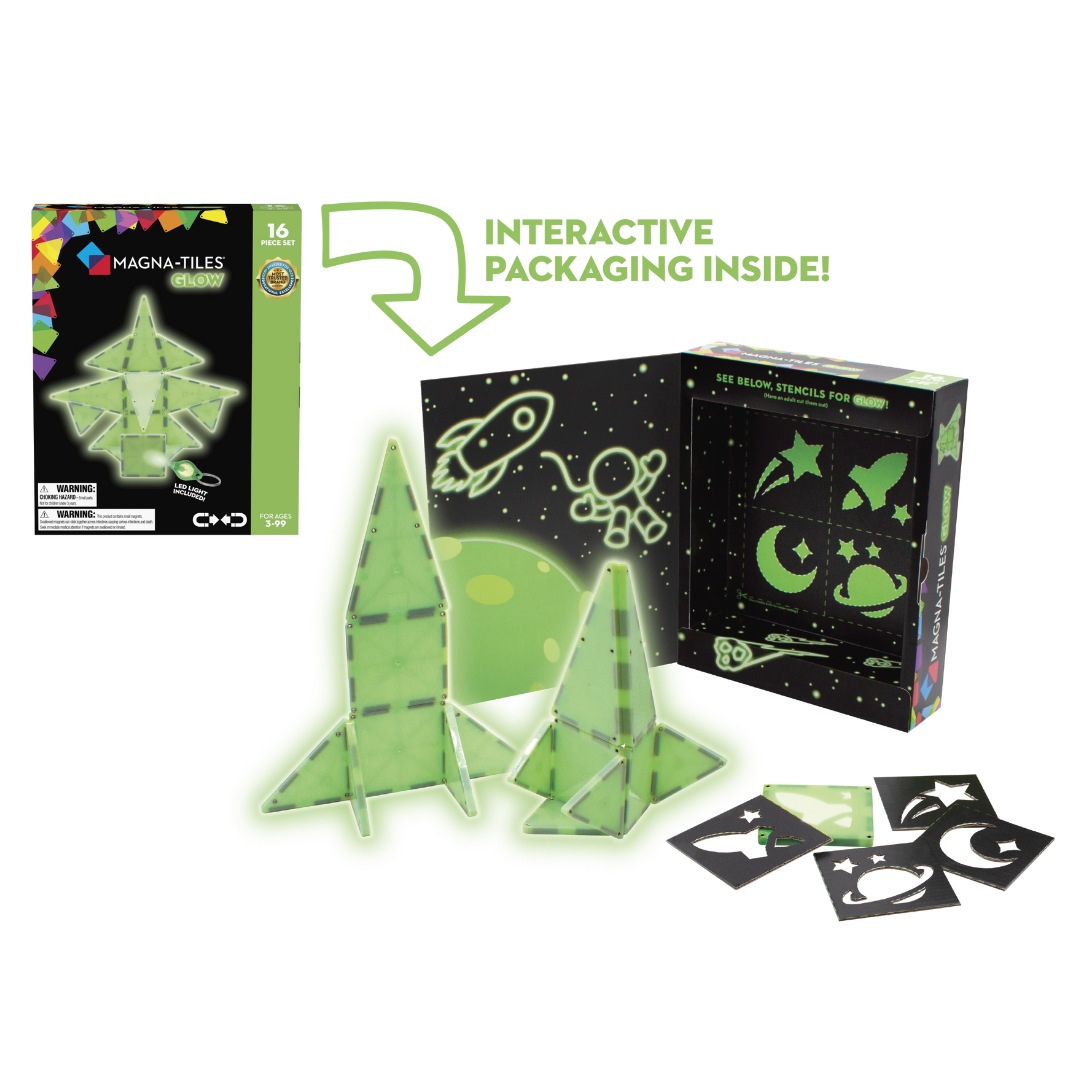 Magna-Tiles Glow 16-Piece Set