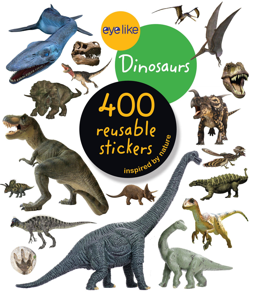 Book - Eyelike Stickers: Reusable Sticker Activity Book, Dinosaurs