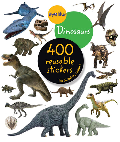 Book - Eyelike Stickers: Reusable Sticker Activity Book, Dinosaurs