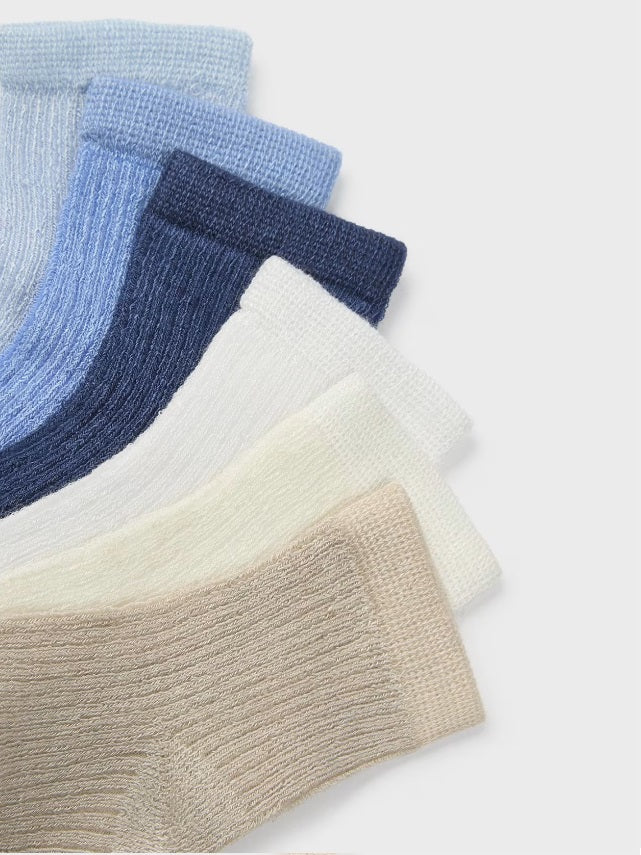 9707 Baby Eco Lenzing Viscose Socks, 2pr Blue
