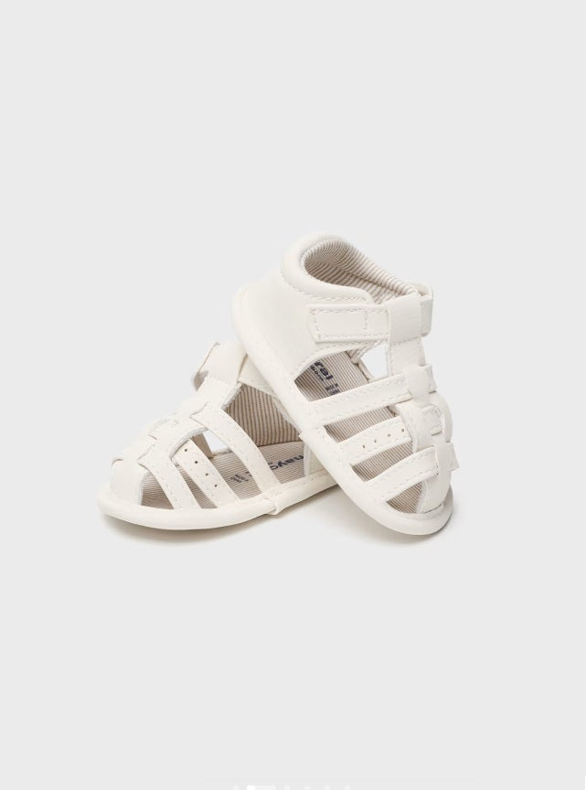 9738 Unisex Baby Strappy Sandals Natural