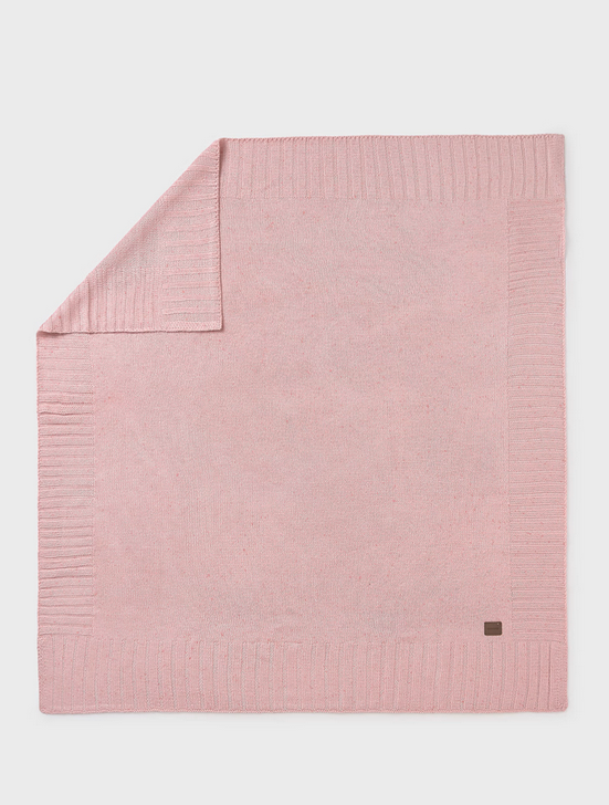 9942 Baby Girl Heirloom Knit Blanket - Orchid Pink infant blanket