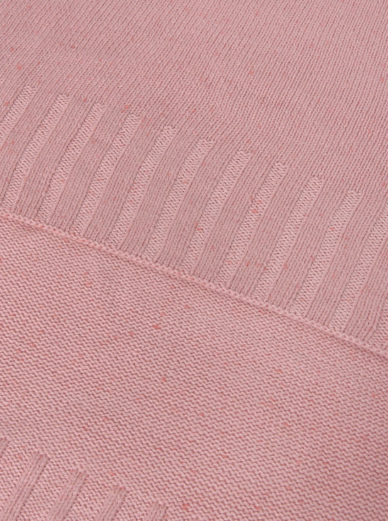 9942 Baby Heirloom Knit Blanket - Orchid Pink infant blanket