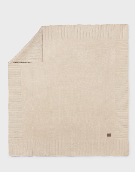 9942 Baby UNISEX Heirloom Knit Blanket - Neutral Sand 